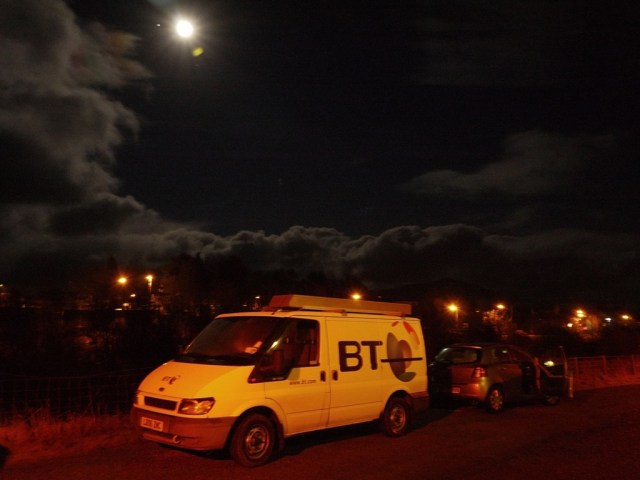 Moonlit BT Van