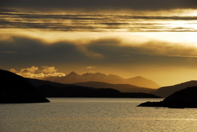 The Cuillins Winter Light