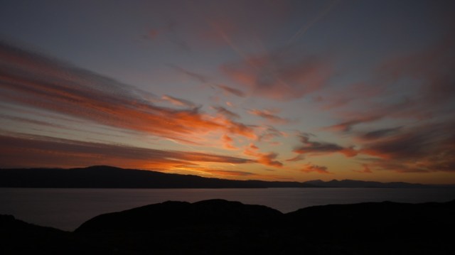 Sunrise over Applecross