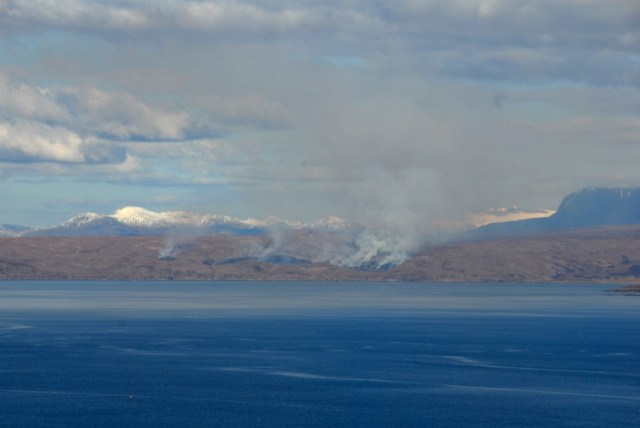 The Fire Rages At Red point