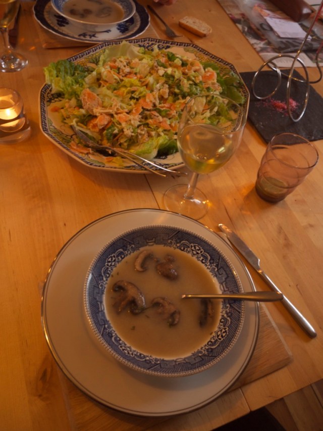 Chicken Salad and Soup