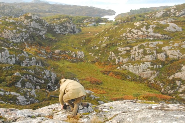 Getting Into position.