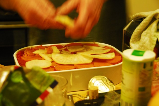Finishing Touches, Haggis Lasagne.
