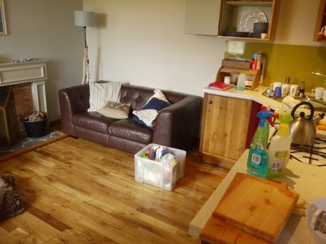 The Settee is in Place