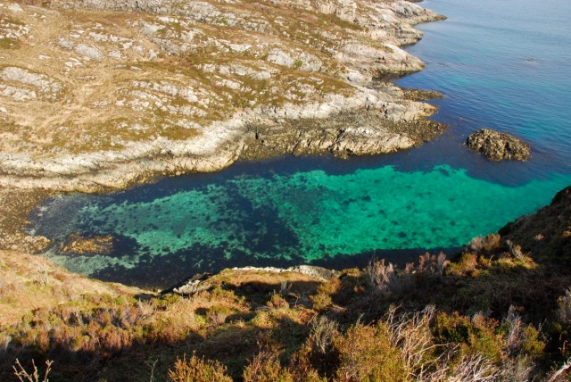 Looking North along the East of Rona