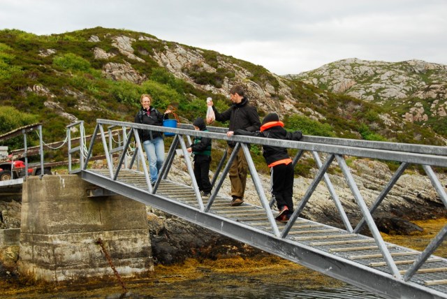Fay and the happy fishermen