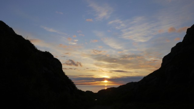 A  Dry Harbour Sunset