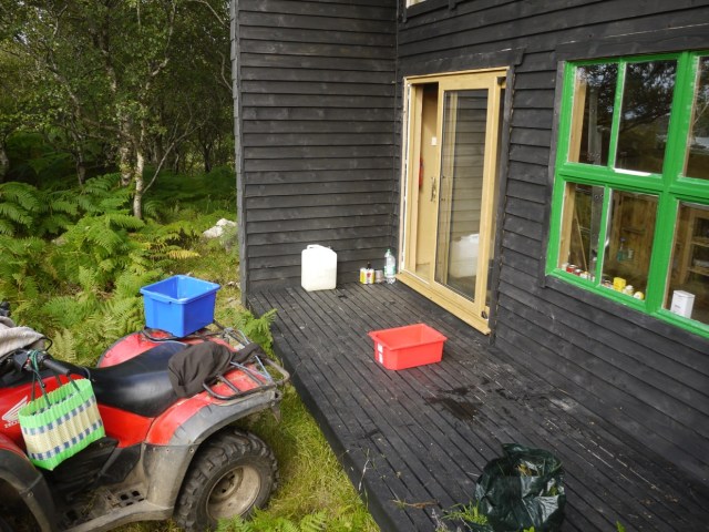Cleaning Up The Sheep Shelter