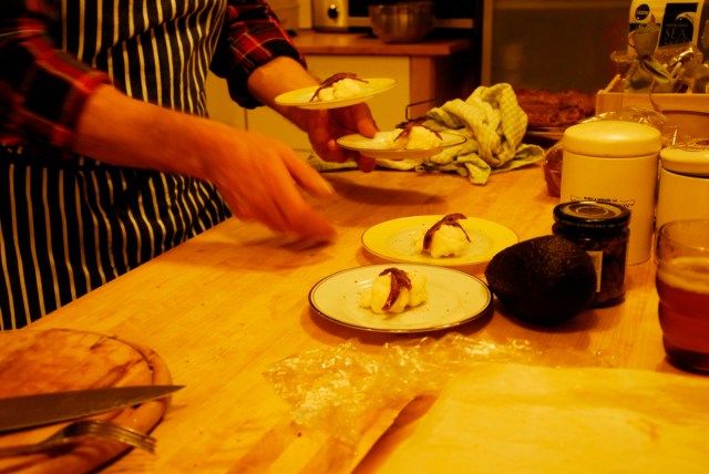 Cauliflower Anchovie with Truffle oil