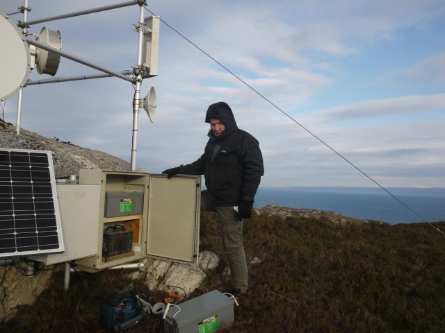 Mike enjoying the View.