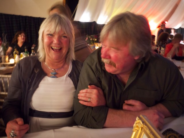 Pam with a well known Electrician