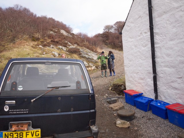 Emma and Greg all the way from London and Ian Hiding.