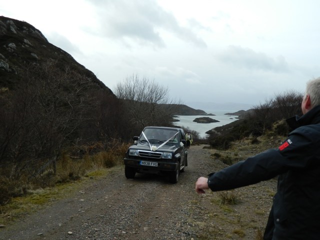 The Wedding Limousine Arrives 