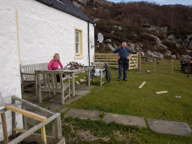 Last Push At The New fence