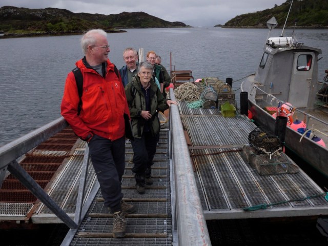 The Biologists, looking Happy despite the Midge!!