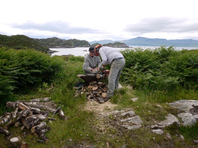 Filling the Boxes, They are well Used This Summer.