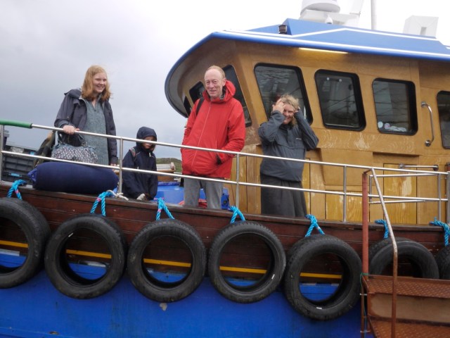 Ed and Stella en Route to the Hebridies