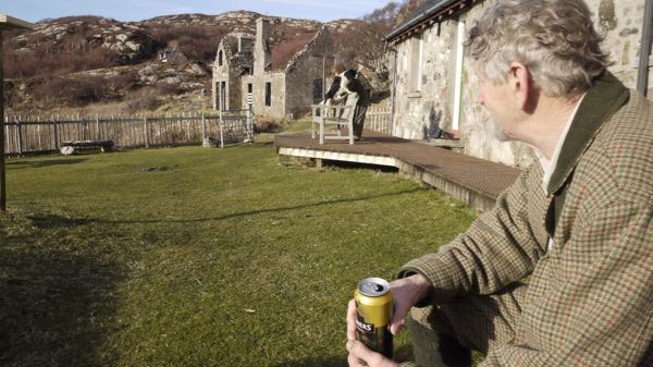 Enjoying a welcome Drink