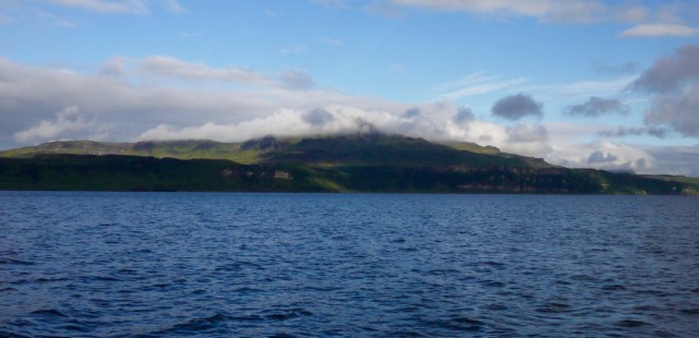 The Old Man of Storr Through the Clouds