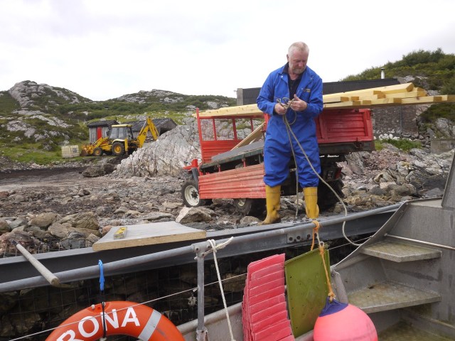 Unloading to-day's Delivery