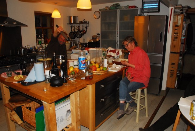 The Kitchen In Full Flow 