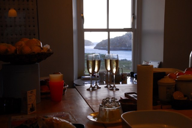 Nothing For it But Champagne